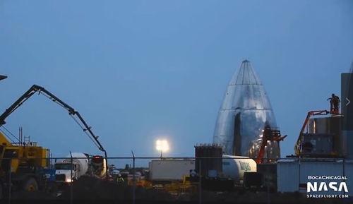 spacex正在其博卡奇卡開發(fā)工廠組裝另一艘星際飛船原型